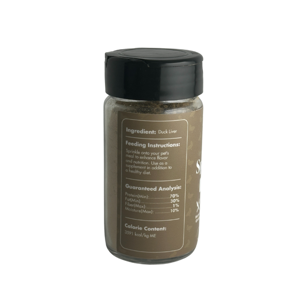 duck liver sprinkles