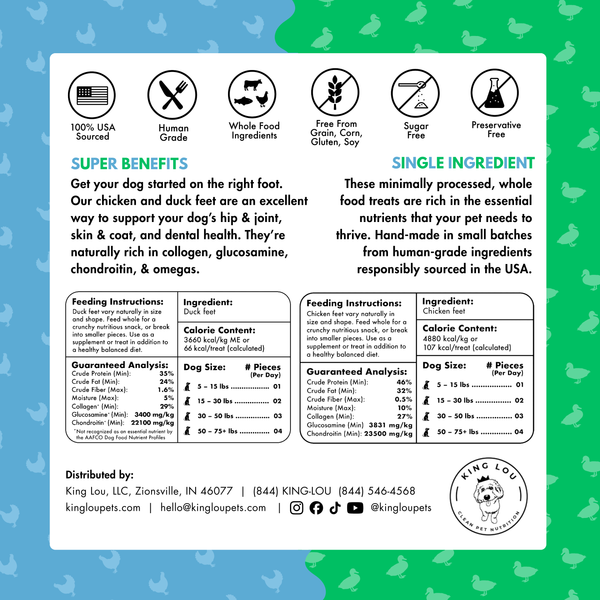 chicken feet & duck feet mixed bucket