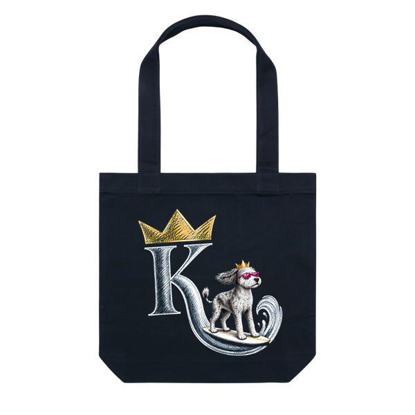 King Lou Beach Club Canvas Tote Bag