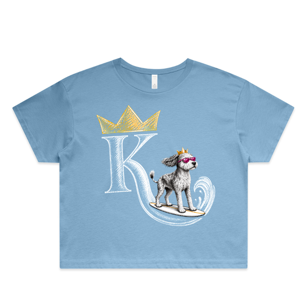King Lou Beach Club Crop Tee