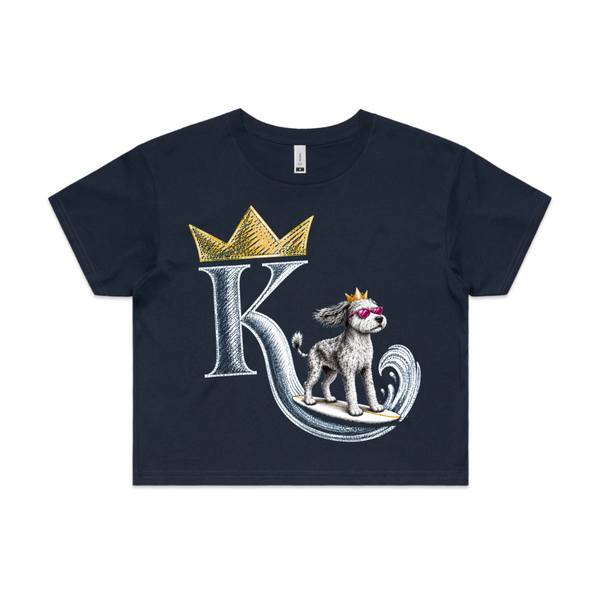 King Lou Beach Club Crop Tee