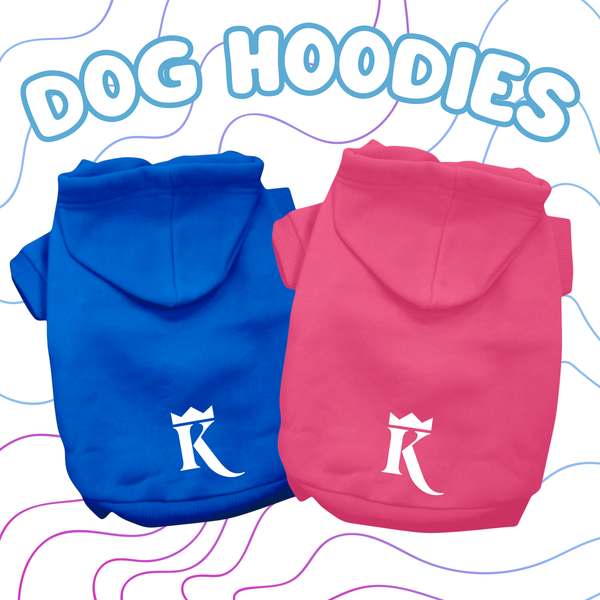 king lou dog hoodie