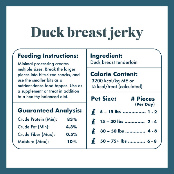 duck breast jerky