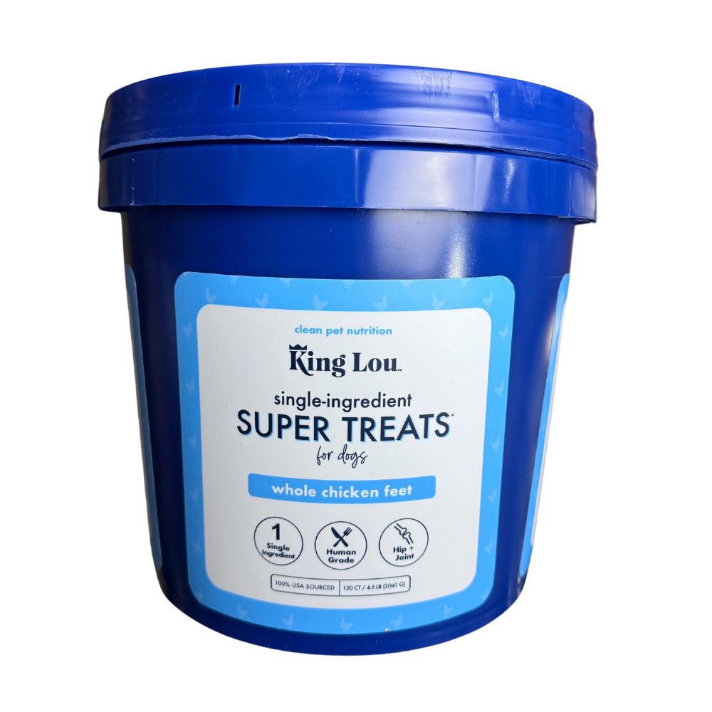 whole chicken feet pouch- 10 count - King Lou Pets