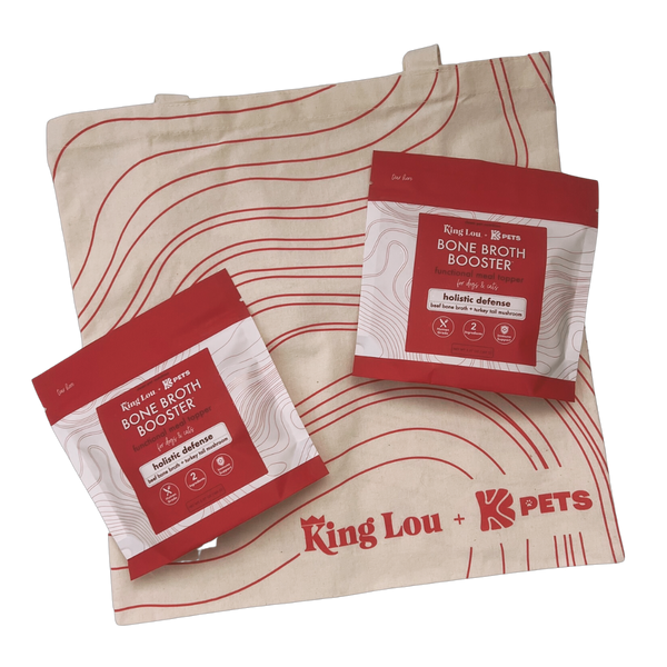 Limited Edition: King Lou + BK Pets Organic Tote Bag
